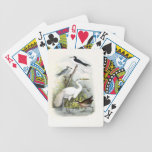 White Heron Bicycle Playing Cards