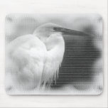White Heron mousepads