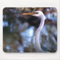 White Heron mousepads