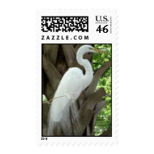 White Heron Stamps
