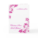 white hibiscus swirls ~ invitation cards