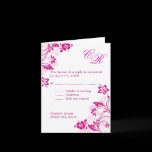 white hibiscus swirls ~ rsvp