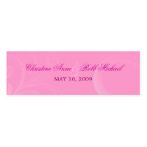 white hibiscus swirls ~ seating card business cards
