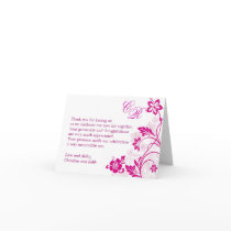 white hibiscus swirls ~ thank you cards by PEARLelegance white hibiscus swirls ~ thank you cards