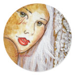 WHITE HOLIDAY ANGEL Sticker WHITE HOLIDAY ANGEL Sticker