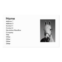 White Horse Business Card