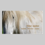 White horse business card business cards