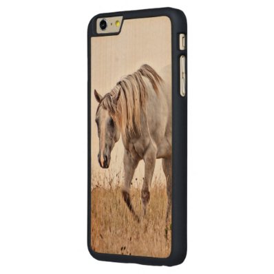 white horse carved® maple iPhone 6 plus slim case