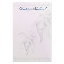 White Horse Head2 stationery_vertical.v2, [Quot...