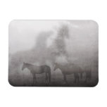 White Horse Head Flexible Magnet