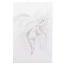 White Horse Head Stationery by Lotacats White Horse Head Stationery