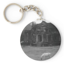 White Horse Keychain
