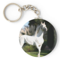 White Horse Keychain