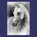 White Horse Print