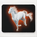 White Horse Running mousepads by Ruxique White Horse Running mousepads