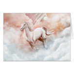 White Horse Running Trough The Clouds