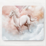White Horse Running Trough The Clouds