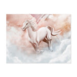 White Horse Running Trough The Clouds
