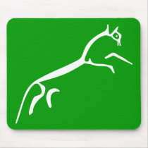 White Horse (Uffington Castle) mousepads by artberry White Horse (Uffington Castle) mousepads