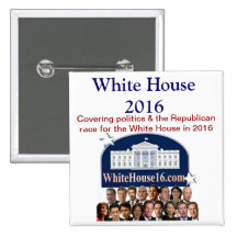 White House 2016 Button
