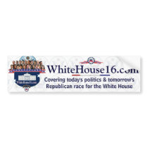 White House 2016 G.O.P. Presidential Candidates Bumper Sticker