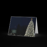 White House and National Tree Card