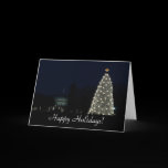 White House and National Tree Card