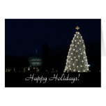 White House and National Tree Card