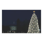 White House and National Tree Sticker