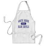 White House Blue Devils Middle White House Apron