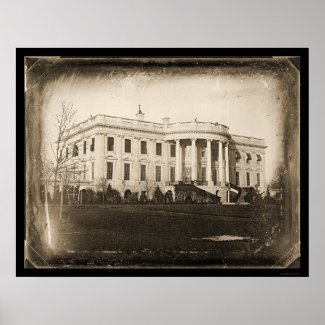 White House DC Daguerreotype 1846 print