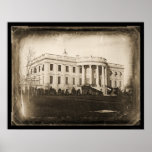 White House DC Daguerreotype 1846 Print