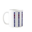White House Dossier striped mug mug