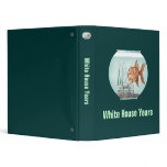White House Fish Bowl 3 Ring Binder