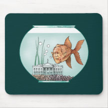 White House Fish Bowl Mousepads
