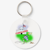 White House Foreclosed keychains
