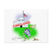 White House Foreclosed postcards