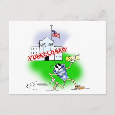 White House Foreclosed postcards