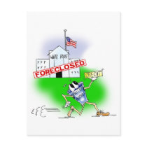 White House Foreclosed postcards