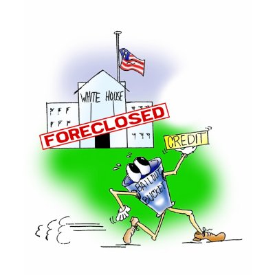 White House Foreclosed t-shirts