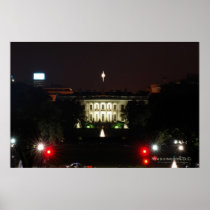 White House - Night Print