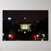 White House - Night Print