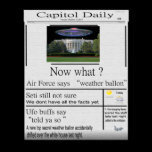 White house UFO landing posters posters