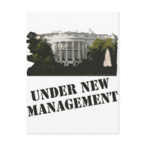 White House: Under New Management postcards