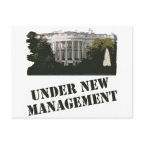 White House: Under New Management postcards