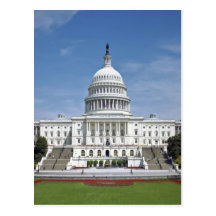 White House US Capitol Building Washington DC Postcards
