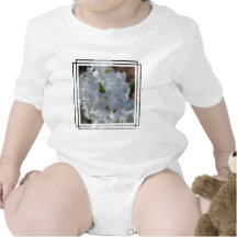 White Hyacinth Flowers Tees