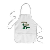 White Hydrangea Clusters aprons by SusanSavad White Hydrangea Clusters aprons