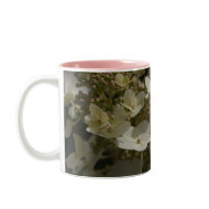 White Hydrangea mug