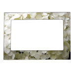 White Hydrangea Picture Frame Magnetic Picture Frame